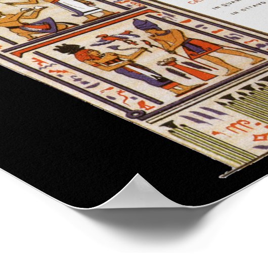 Opera Music, Egyptisch Aida door Verdi Poster (Hoek)