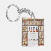 Opera Music, Egyptisch Aida door Verdi Sleutelhanger (Voorkant Links)