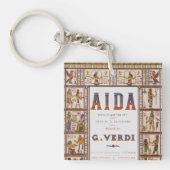 Opera Music, Egyptisch Aida door Verdi Sleutelhanger (Voorkant)