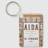  Opera Music, Egyptisch Aida door Verdi Sleutelhanger (Voorkant)