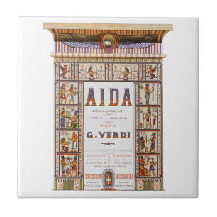  Opera Music, Egyptisch Aida door Verdi Tegeltje
