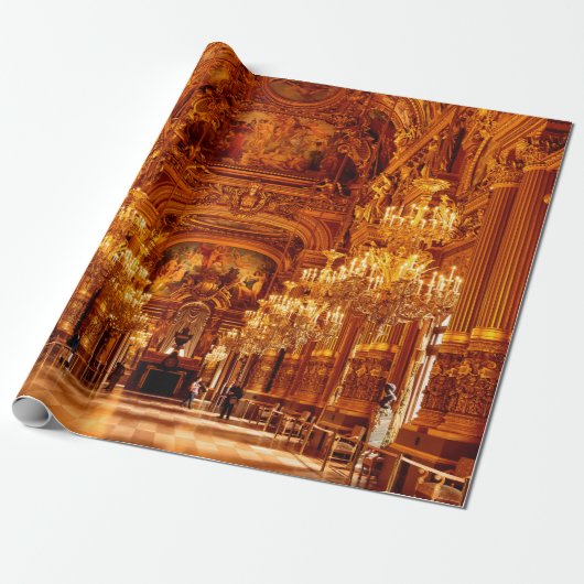 Opera National de Paris Garnier in Frankrijk Cadeaupapier (Uitgerold)