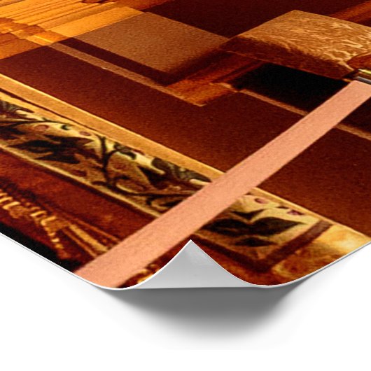 Opera National de Paris Garnier in Frankrijk Poster (Hoek)