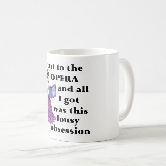 Opera Obsessie Koffiemok (Voorkant rechts)