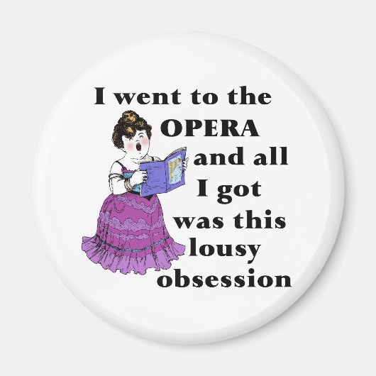 Opera Obsessie Magneet (Voorkant)