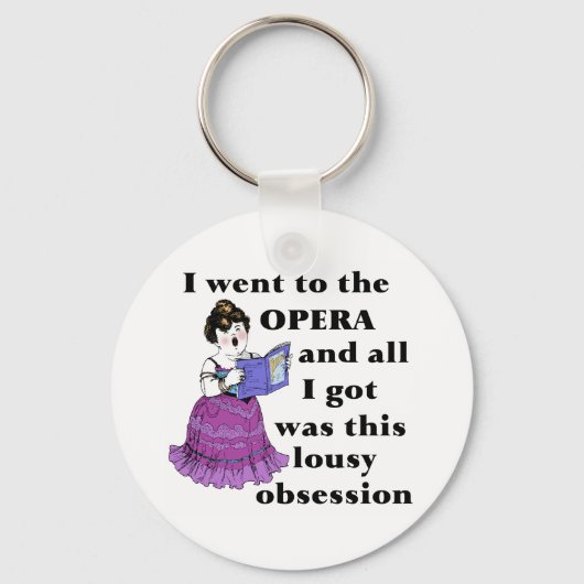 Opera Obsessie Sleutelhanger (Voorkant)