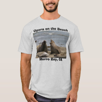 Opera op het strand t-shirt