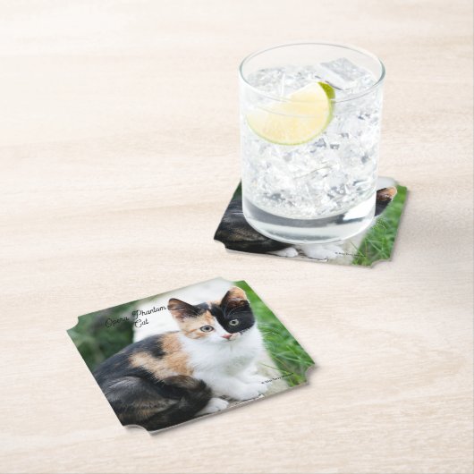 Opera Phantom Cat Kartonnen Onderzetters (Insitu)