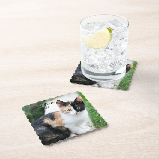 Opera Phantom Cat Kartonnen Onderzetters (Insitu)