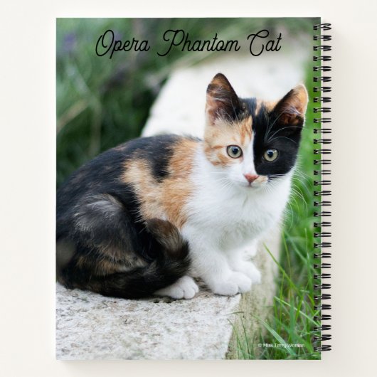 Opera Phantom Cat Notitieboek (Achterkant)