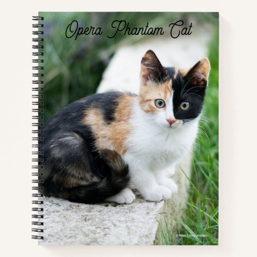 Opera Phantom Cat Notitieboek (Voorkant)
