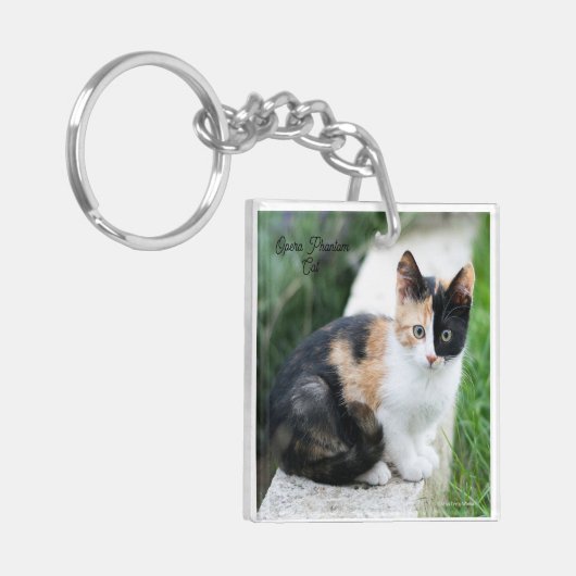 Opera Phantom Cat Sleutelhanger (Voorkant Links)