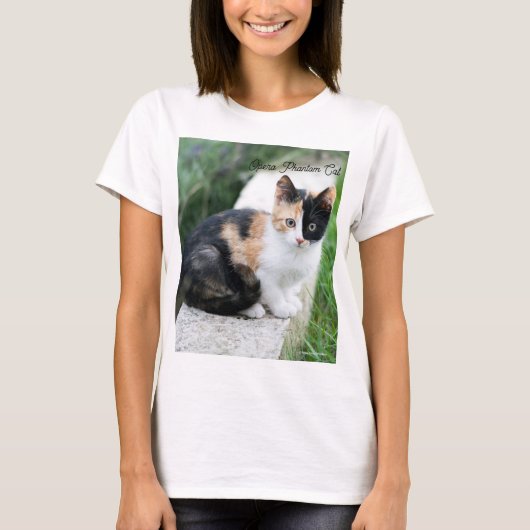 Opera Phantom Cat T-shirt (Voorkant)