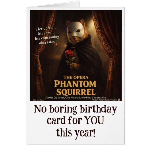 Opera Phantom Eekhoorn Parodie (Voorkant)