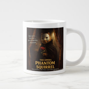 Opera Phantom Eekhoorn Parodie Grote Koffiekop