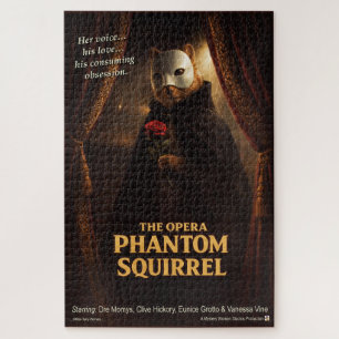 Opera Phantom Eekhoorn Parodie Legpuzzel