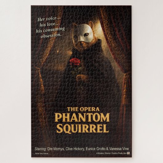 Opera Phantom Eekhoorn Parodie Legpuzzel (Verticaal)