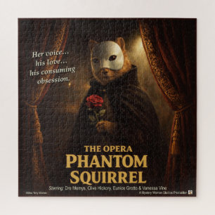 Opera Phantom Eekhoorn Parodie Legpuzzel