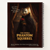 Opera Phantom Eekhoorn Parodie Notitieboek (Achterkant)