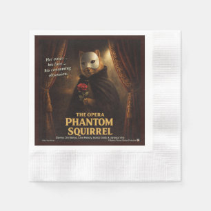 Opera Phantom Eekhoorn Parodie Servet
