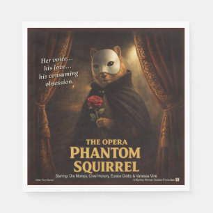 Opera Phantom Eekhoorn Parodie Servet