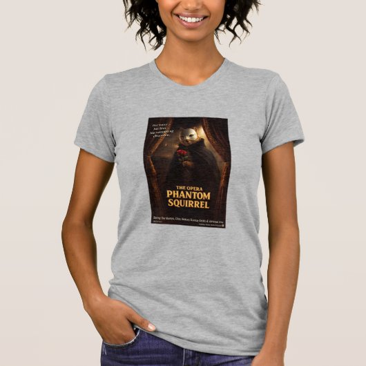 Opera Phantom Eekhoorn Parodie T-shirt (Voorkant)