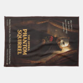 Opera Phantom Eekhoorn Parodie Theedoek (Horizontaal)