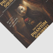 Opera Phantom Eekhoorn Parodie Tissuepapier (Detail)