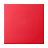 Opera Red Solid Color Tegeltje (Voorkant)