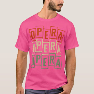Opera  Retro Opera Singer T-shirt