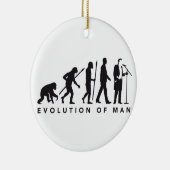 Opera singer evolution of man keramisch ornament (Rechts)