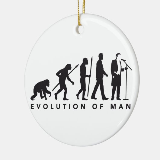 Opera singer evolution of man keramisch ornament (Links)