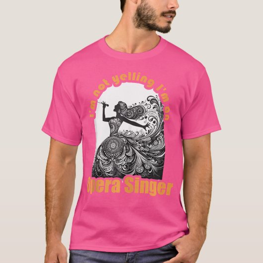 Opera Singer T-shirt (Voorkant)