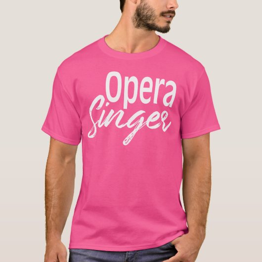 Opera Singer T-shirt (Voorkant)