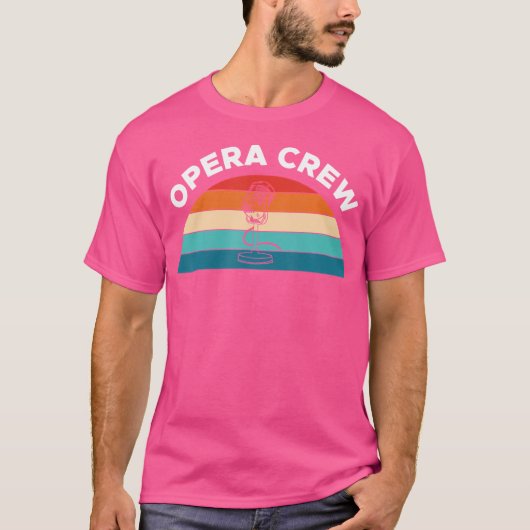 Opera Singer van het Opera-personeel T-shirt (Voorkant)