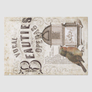 Opera Song Muziek Robin Vogelkooi Decoupage Tissuepapier