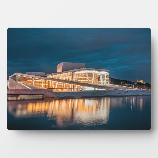 Opera van Oslo Fotoplaat (voorkant)