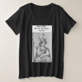 Opera Voice Grote Maat T-shirt (Design voorkant)