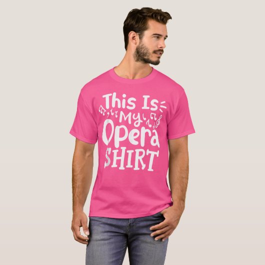 Opera-zangeres Dit is mijn Shirt (Voorkant volledig)