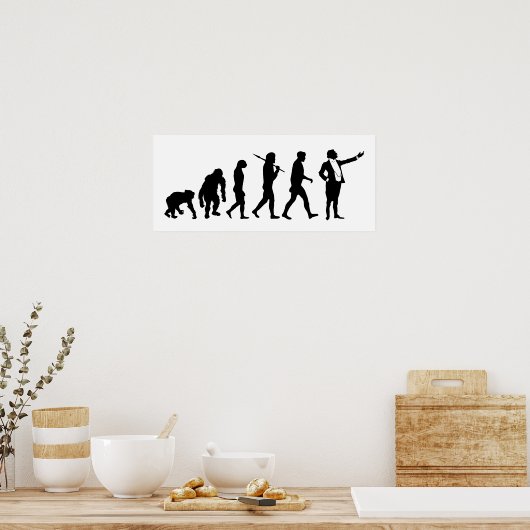 Opera-zangers en opera-liefhebbers die cadeaus zin poster (Keuken)