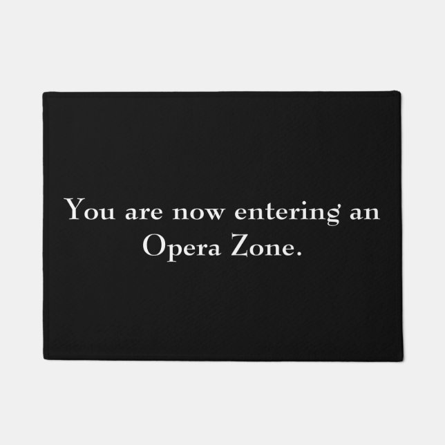"Opera Zone" doormat Deurmat (Voorkant)