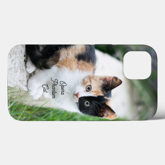 Operafantoomkat Case-Mate iPhone Case (Achterkant (horizontaal))