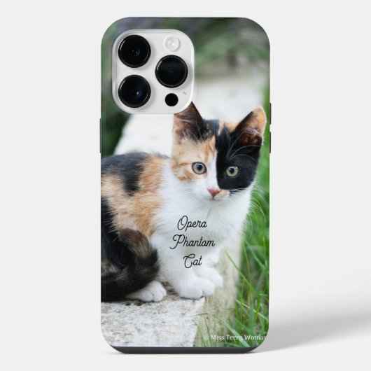 Operafantoomkat iPhone Hoesje (Achterkant)