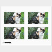 Operafantoomkat Rechthoekige Sticker (Vel)