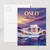 Operahuis van Oslo Noorwegen Briefkaart (Voorkant / Achterkant)