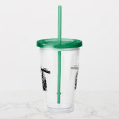 Operatie Alice in Wonderland Alice in Wunderland Acryl Drinkbeker (Rechts)