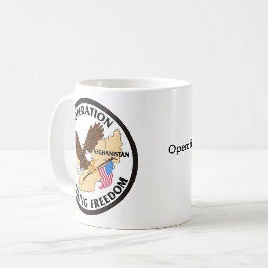 Operatie Enduring Freedom 2 Mok (Voorkant links)