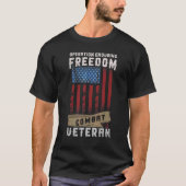 Operatie Enduring Freedom Combat Veteran T-shirt (Voorkant)