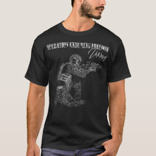 Operatie Enduring Freedom OEF US-militair veteraan T-shirt