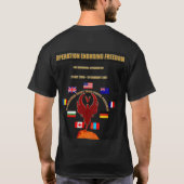 Operatie Enduring Freedom T-shirt (Achterkant)